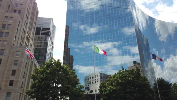 Ontario Power Building Opg Head Office Intact Centre Downtown Toronto — Stok video