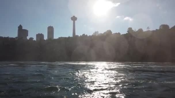 Niagara Falls View Niagara River Niagara Falls Ontario Canada Horseshoe — Video