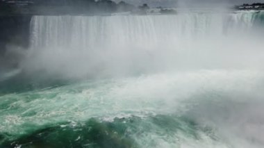 Niagara Falls. Top view on Horseshoe Falls from the Canadian side of the river.