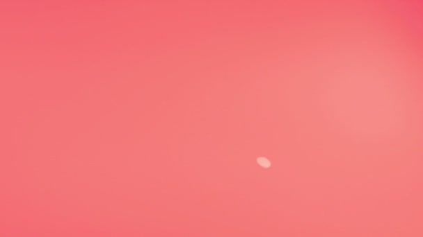 Falling Confetti Pink Background Slow Motion — Wideo stockowe