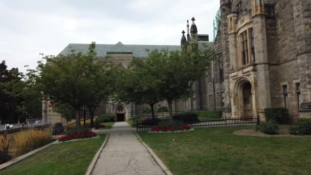 Trinity College University Trinity College Toronto Canadá Trinity College Consiste — Vídeo de Stock