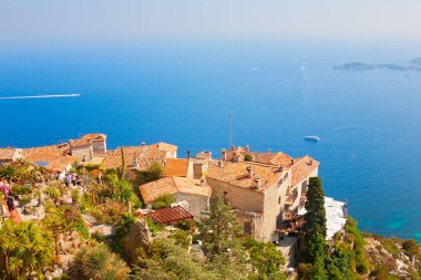Dorf Eze - Panorama der Cte d'Azur, Frankreich