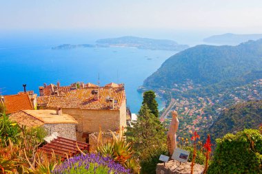 Dorf Eze - Panorama der Cte d'Azur, Frankreich