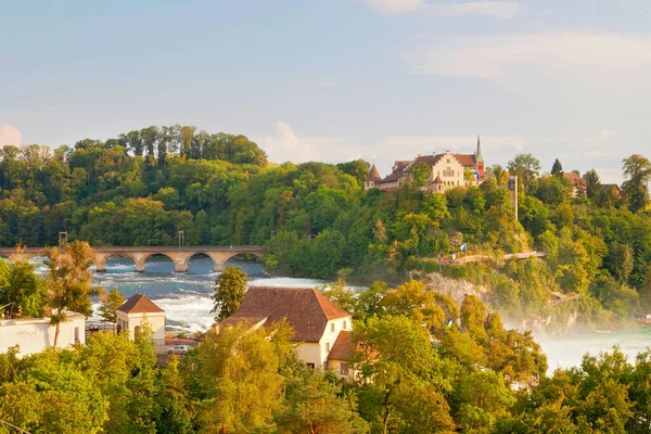 Rhein Falls Ελβετικές Άλπεις Ελβετία — Φωτογραφία Αρχείου