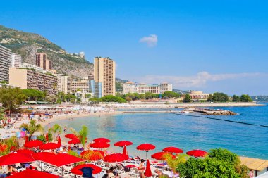 Monte-Carlo, Monako 'nun panoramik manzarası