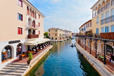 Ünlü Port Grimaud, Fransız Rivierası, Fransa