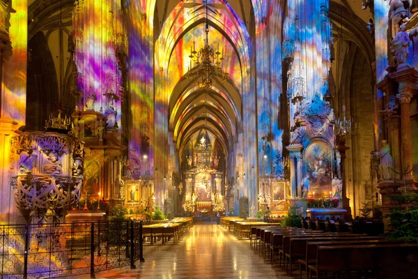Wnętrze Katedry Wiedeń Austria — Zdjęcie stockowe