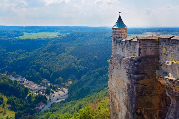 Sakson İsviçre Ulusal Parkı, Almanya 'daki Fort Knigstein Kalesi
