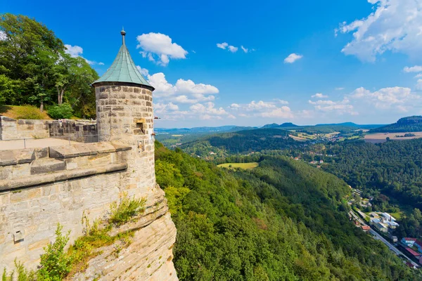 Sakson İsviçre Ulusal Parkı, Almanya 'daki Fort Knigstein Kalesi
