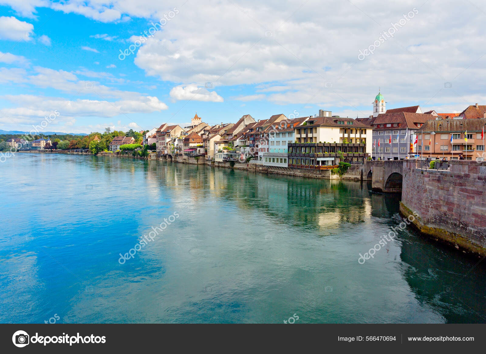 Rheinfelden City Rhein River Switzerland Stock Photo by ©aletheia97 566470694