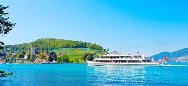 Spiez am Thunersee, Alpen, Schweiz