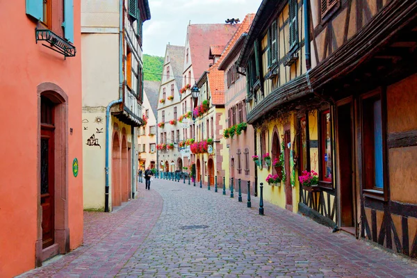 Picturesque Village Alsace France — 스톡 사진
