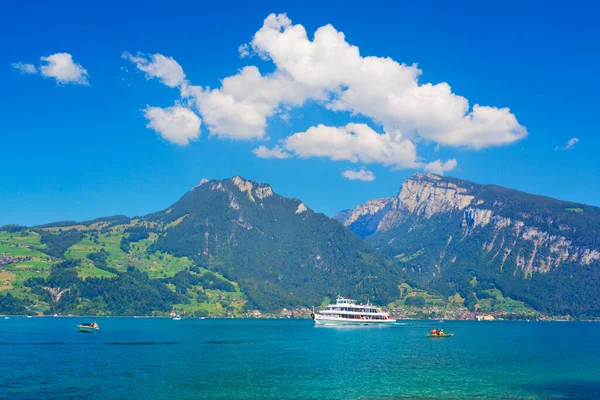 Spiez Thunersee Alpen Schweiz —  Fotos de Stock