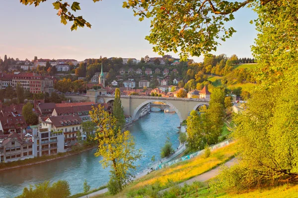 Panoramatický Výhled Bern Švýcarské Alpy Švýcarsko — Stock fotografie