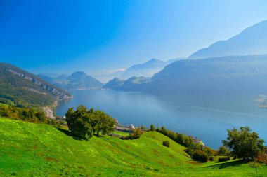 Pilatus Dağı 'nın tepesinde, İsviçre Alpleri, İsviçre
