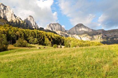 Churfirsten, Glarus kantonu, İsviçre Alpleri, İsviçre
