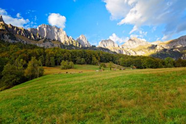 Churfirsten, Glarus kantonu, İsviçre Alpleri, İsviçre