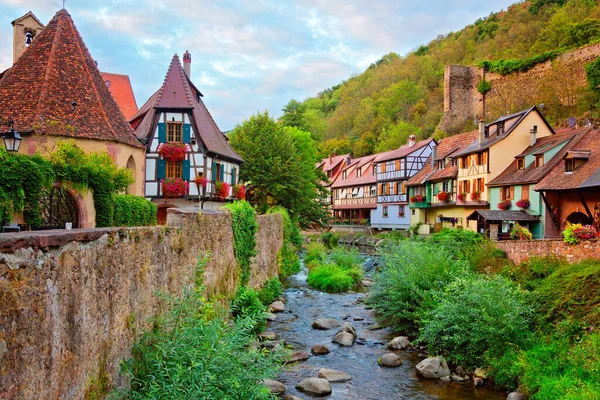 Malerisches Dorf Kaysersberg Elsass Frankreich — Stockfoto