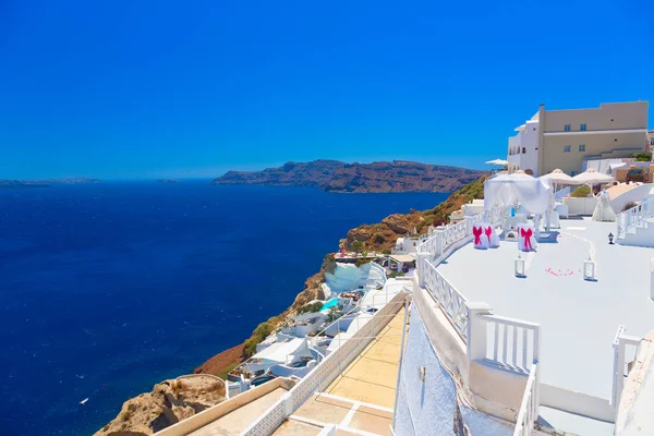 Blick Auf Santorin Kykladen Griechenland — Stockfoto