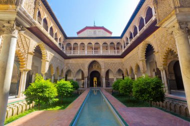 Gerçek Alcazar de Sevilla, Seville, Endülüs, İspanya