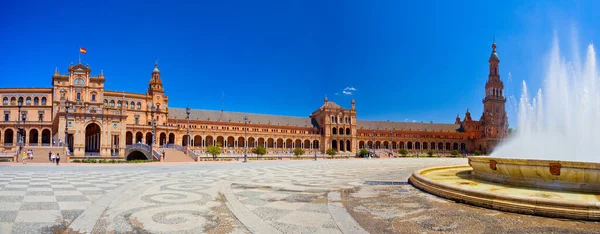 Famous Plaza Espana Seville Summer Andalusia Spain — Stockfoto