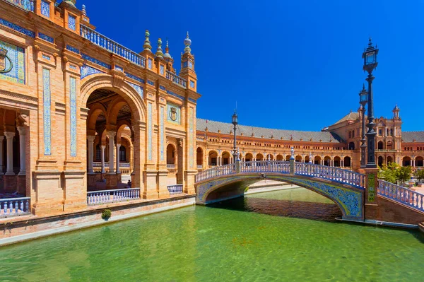 ünlü plaza de espana Seville, İspanya