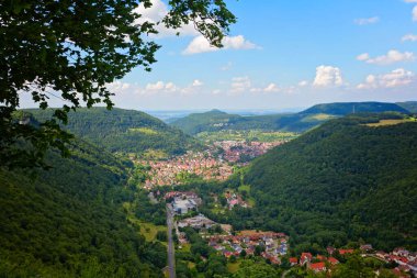 Lichtenstein Şatosu, Almanya 'nın panoramik manzarası