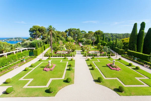 Villa Tuin Ephrussi Rothschild Côte Azur Frankrijk — Stockfoto