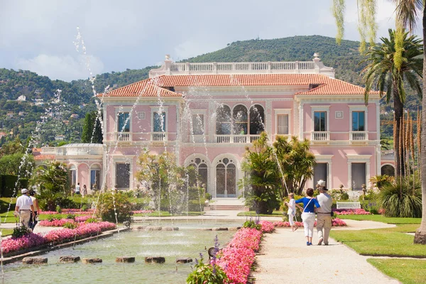 Villa Tuin Ephrussi Rothschild Côte Azur Frankrijk — Stockfoto