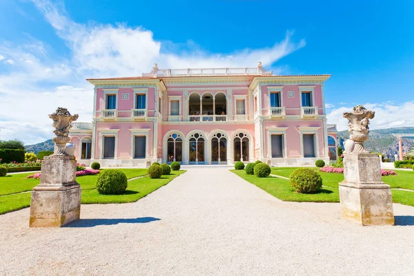 Villa Tuin Ephrussi Rothschild Côte Azur Frankrijk — Stockfoto