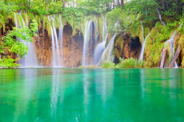 Beautiful Waterfall, Plitvice Lakes, Croatia