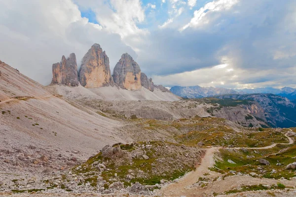 Tre Cime Lavaredo Nationalpark Sydtyrolen Italien — Stockfoto