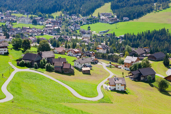 Beautiful village in South Tyrol, Italy