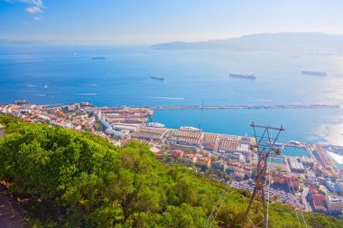 Görünüm Cebelitarık Kayası, Cebelitarık, Büyük Britanya