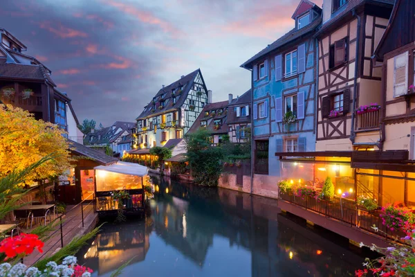 Aldeia Pitoresca Colmar Alsácia França — Fotografia de Stock