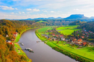 Autumn in Saxon Switzerland near Dresden, Germany