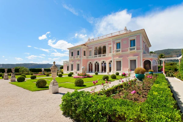 Villa Tuin Ephrussi Rothschild Côte Azur Frankrijk — Stockfoto