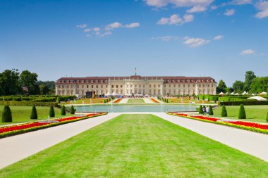 Panoramic view of the Ludwigsburg Palace in Germany