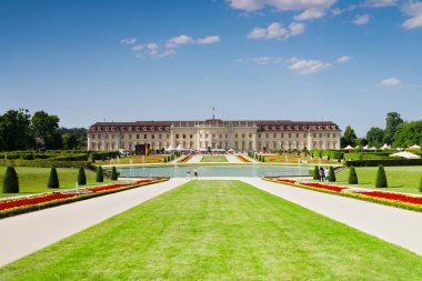Panoramic view of the Ludwigsburg Palace in Germany