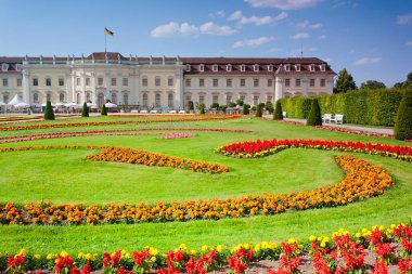 Panoramic view of the Ludwigsburg Palace in Germany