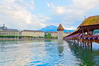 Pilatus Dağı, İsviçre Alpleri, İsviçre Lucerne Gölü manzarası