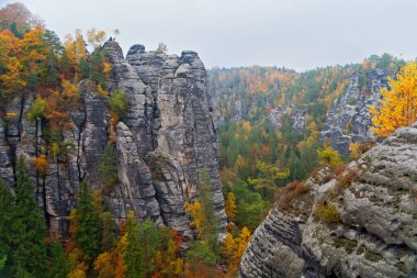 Almanya, Dresden yakınlarındaki Sakson İsviçre Ulusal Parkı