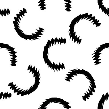 Beyaz arka planda siyah alfabe C harfleri. Kusursuz soyut vektör geometrik desen. Hediye ambalaj kağıdı, çarşaf ve iç döşeme için mükemmel. Okul ve öğrenme teması.