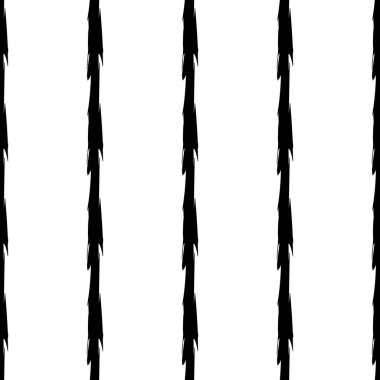 Beyaz arkaplanda siyah alfabe harfleri. Kusursuz soyut vektör geometrik desen. Hediye ambalaj kağıdı, çarşaf ve iç döşeme için mükemmel. Okul ve öğrenme teması.