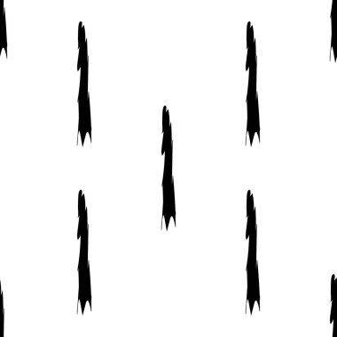 Beyaz arkaplanda siyah alfabe harfleri. Kusursuz soyut vektör geometrik desen. Hediye ambalaj kağıdı, çarşaf ve iç döşeme için mükemmel. Okul ve öğrenme teması.