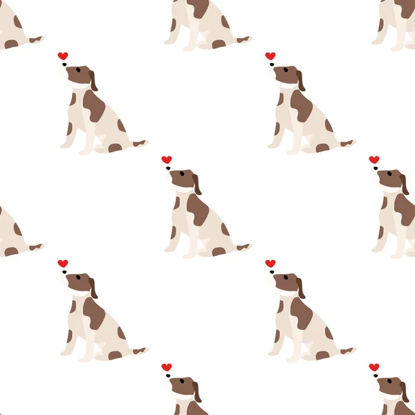 Lindos Perros Jack Russell Terrier Animales Fanny Vector Dibujado Mano — Vector de stock