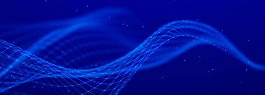 Dijital teknoloji geçmişi. Ağ bağlantısı noktaları ve çizgileri. Sunum tasarımı için fütüristik arka plan. 3d oluşturma.