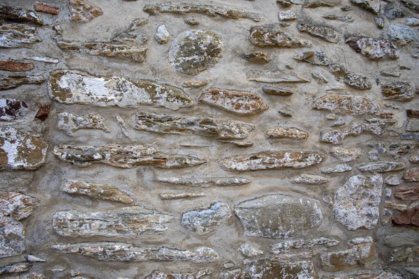 古いビザンチン時代の石積み壁水平からの抽象的な背景 — ストック写真