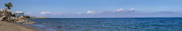 파노라마처럼 보이는 그리스 크레타섬의해 — 스톡 사진