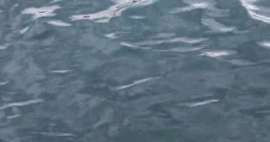 Güneşli bir günde deniz suyunun hareket dokusu, çevresel koruma
